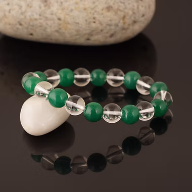 Clear quartz green Aventure Mix (Dark)